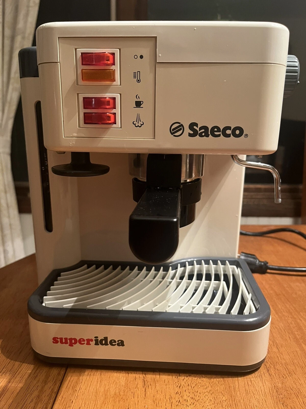 Vintage Saeco Super Idea Espresso Maker White - Tested Works