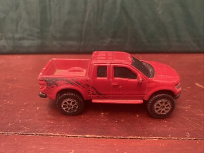 Maisto Ford F-150 SVT Raptor Red Diecast Truck 2 Door Collectible Car
