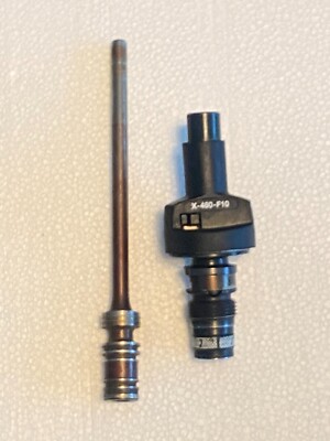 Hilti DX460, DX 5 Attachment F10 with piston pin used.