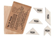 Die Cut Game Promotional Item for Royal Typewriter Vtg Original Advertisement thumbnail