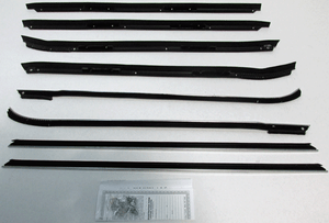 1976-CADILLAC-SEDAN-DEVILLE-4-DOOR-HARDTOP-WINDOW-WEATHERSTRIP-KIT-8-PIECES