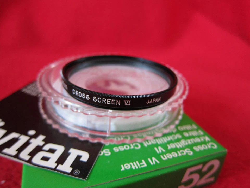 VIVITAR 52MM CROSS SCREEN (CS VI) Filter In Case -- Brand New made in Japan - Image 4 of 4