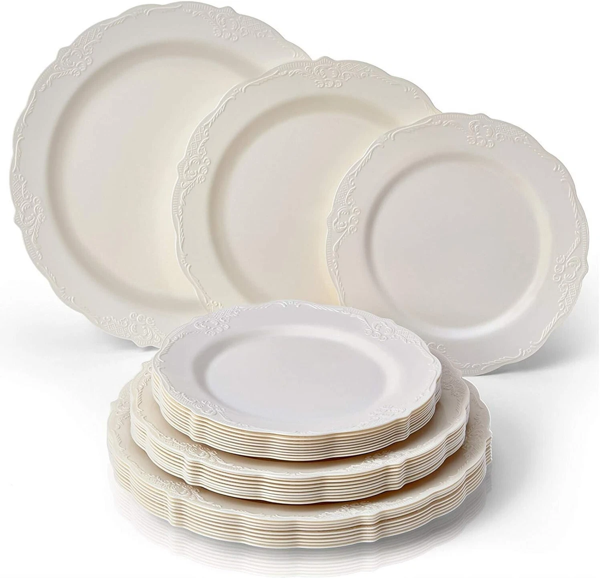 Plastic plate set deals