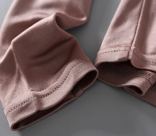 Women  Mulberry Silk Shirt Crew Neck Long Sleeve Bottoming Shirt Breathable Tops - Imagen 9 de 23