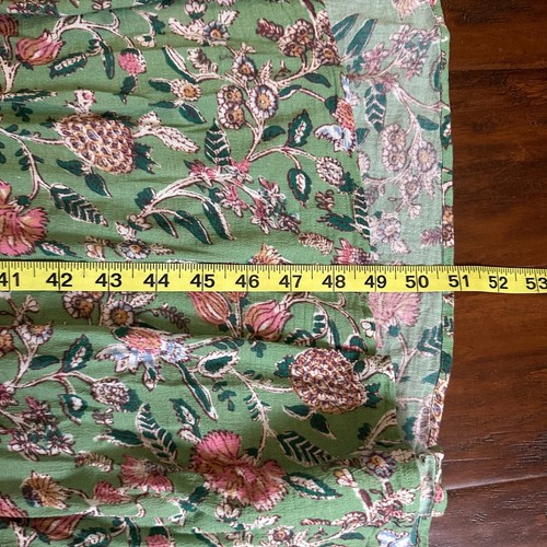 XIRENA Camelia Dress Womens Sz M Jade Green Floral Maxi Puff Sleeve Cottagecore - Picture 16 of 16