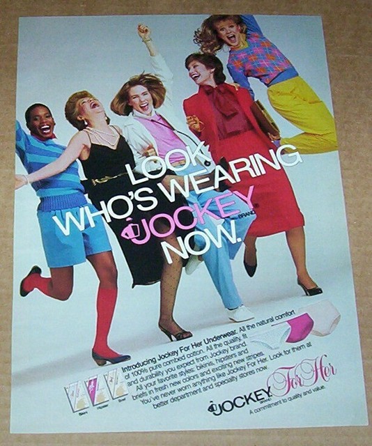 1983 print ad page Jockey For Her Panties underwear girls lingerie Advertising eBay
