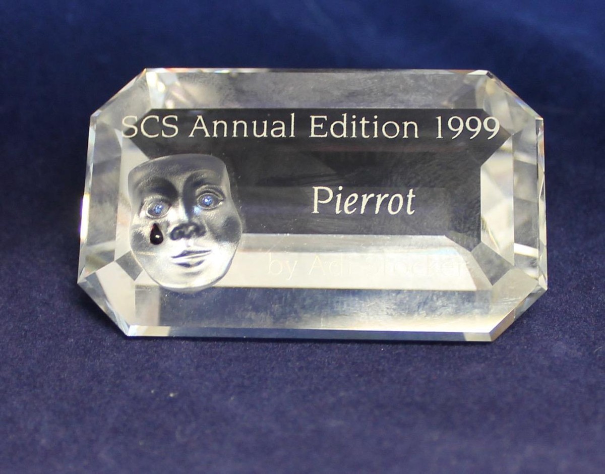 Swarovski SCS Annual Edition 1999 Pierrot Plaque by Adi Stocker | eBay