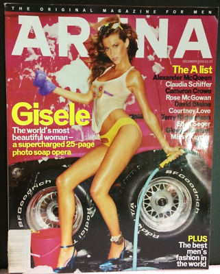 その他 Arena december 2000 Gisel GISELE - ARENA Magazine #105 Dec 2000 - BRAND NEW - Cover plus 24