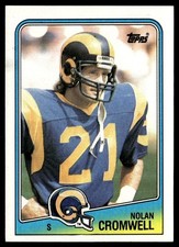 1988 Topps Nolan Cromwell Los Angeles Rams #299