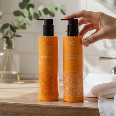 Vicious Curl Non-Foaming Curl Cleanse & Moisture Surge Conditioner 10 oz DUO