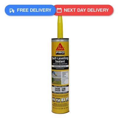 SIKA Sikaflex Self-Leveling Sealant, Gray Polyurethane, Fast Curing, for...