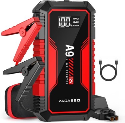 Jump Starter 4000A Battery Booster Portable Car Jump Pack for 7L Gas 4L Diesel