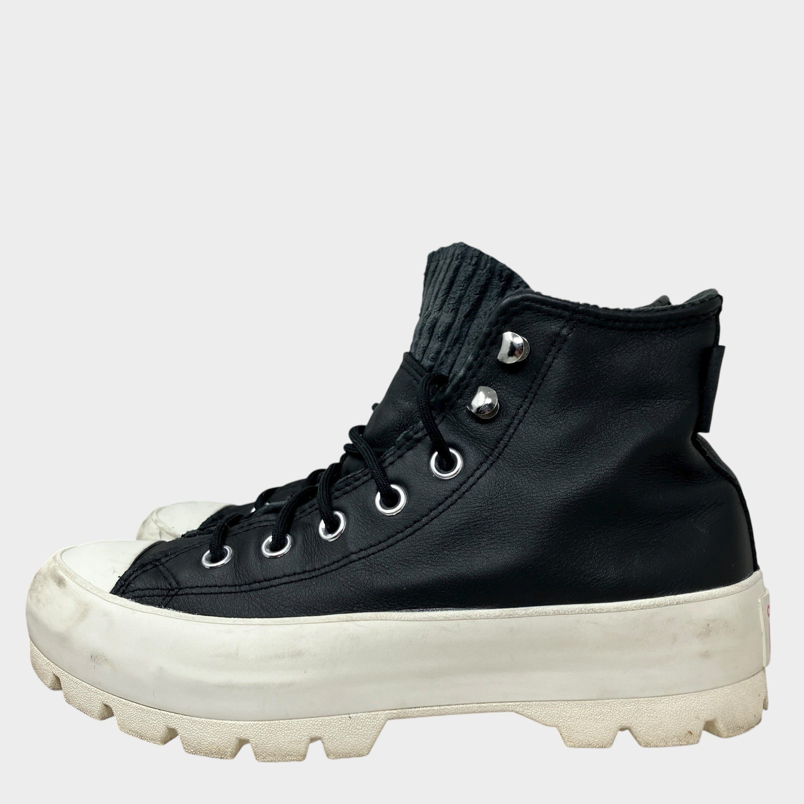 Converse CTAS Lugged Gore-Tex Womens 7.5 Black Leather Boots All Weather 565006C thumbnail 6