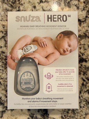 Snuza Hero Baby Breathing Movement Monitor - Brand New