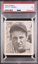 1936 Goudey "lefty" Gomez PSA 3