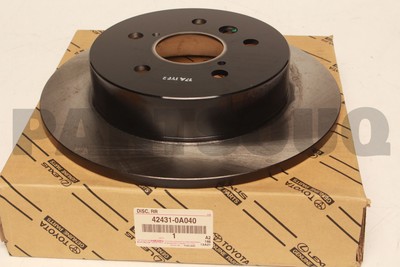 424310A040 Genuine Toyota DISC, RR 42431-0A040 | eBay