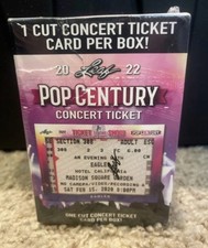 Leaf Pop Century Concert Ticket Blaster Box 1 Ticket Per Box Brand New, 2022
