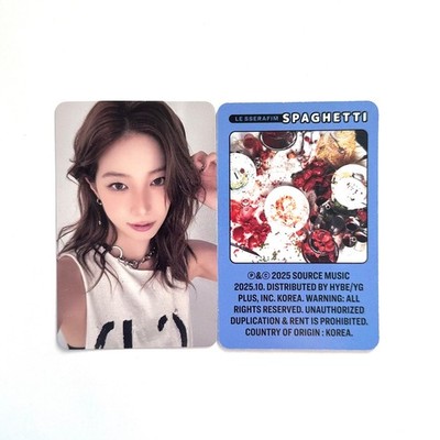 LE SSERAFIM] Spaghetti / Compact version Photocard PC set Chaewon