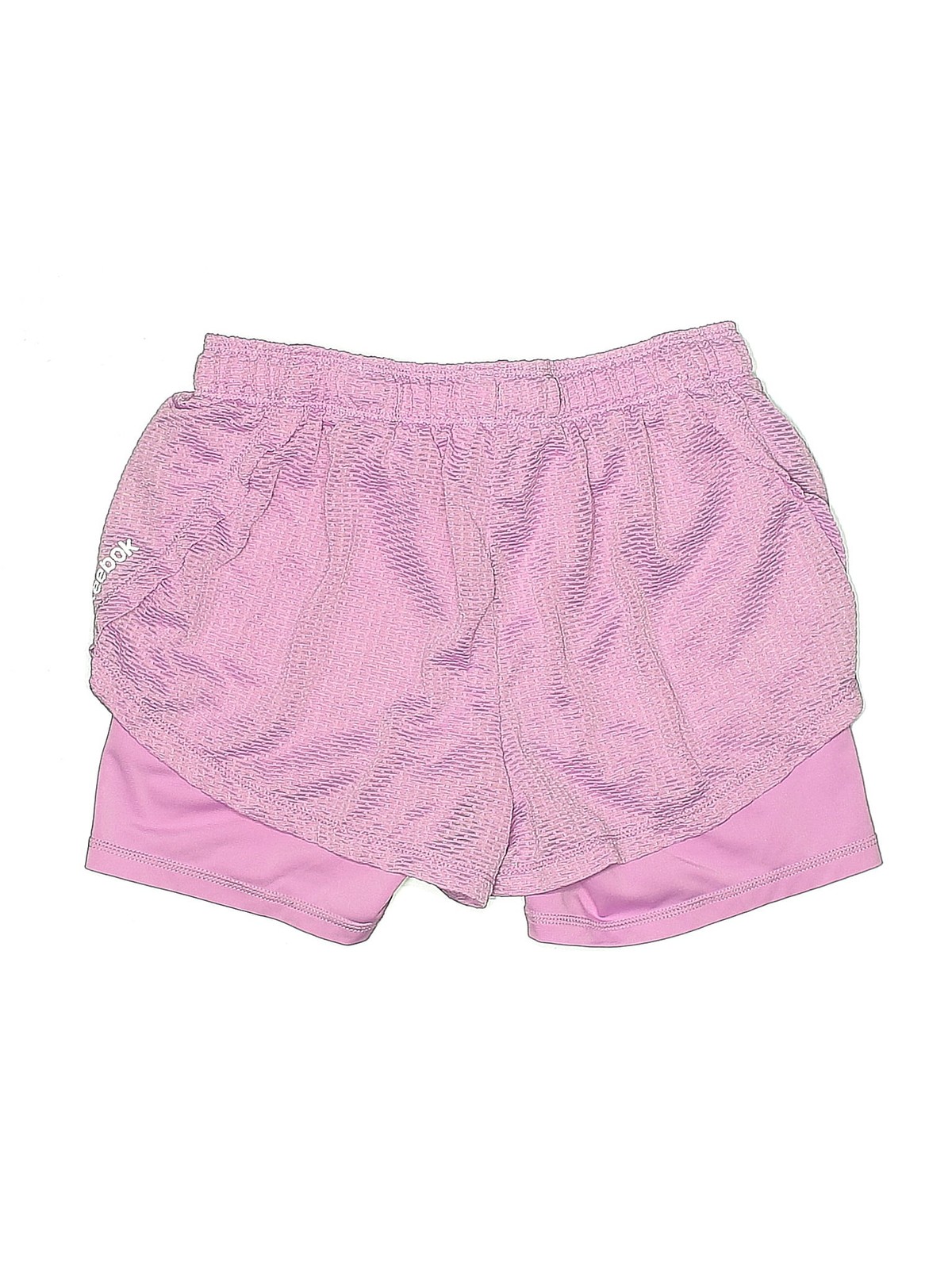 Reebok Women Pink Athletic Shorts XS thumbnail 2