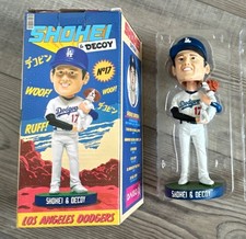 Shohei Ohtani & Decoy Dog LA Los Angeles Dodgers Bobblehead MLB
