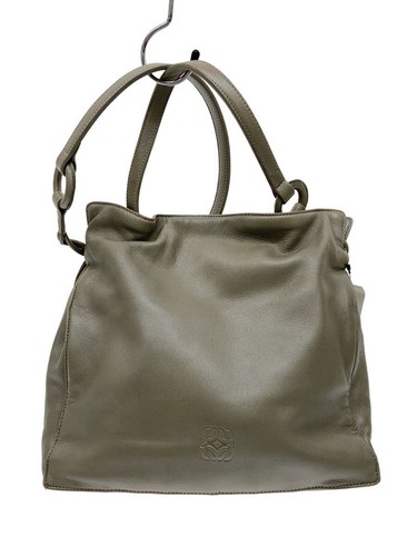 LOEWE Handbag KHK Plain Used
