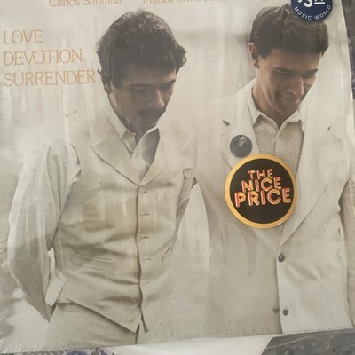 CARLOS SANTANA & JOHN MCLAUGHLIN love devotion surrender Shrink Wrap 12'' LP