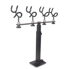 Aluminum Sure Grip Boat Rod Pod Steel PVC Coated Steel Wire Fishing Pole Holder