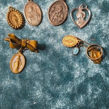 Vintage Religious Medals & Pins Lot