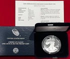 2020 US MINT AMERICAN EAGLE  -   ONE OUNCE SILVER PROOF COIN WITH COA