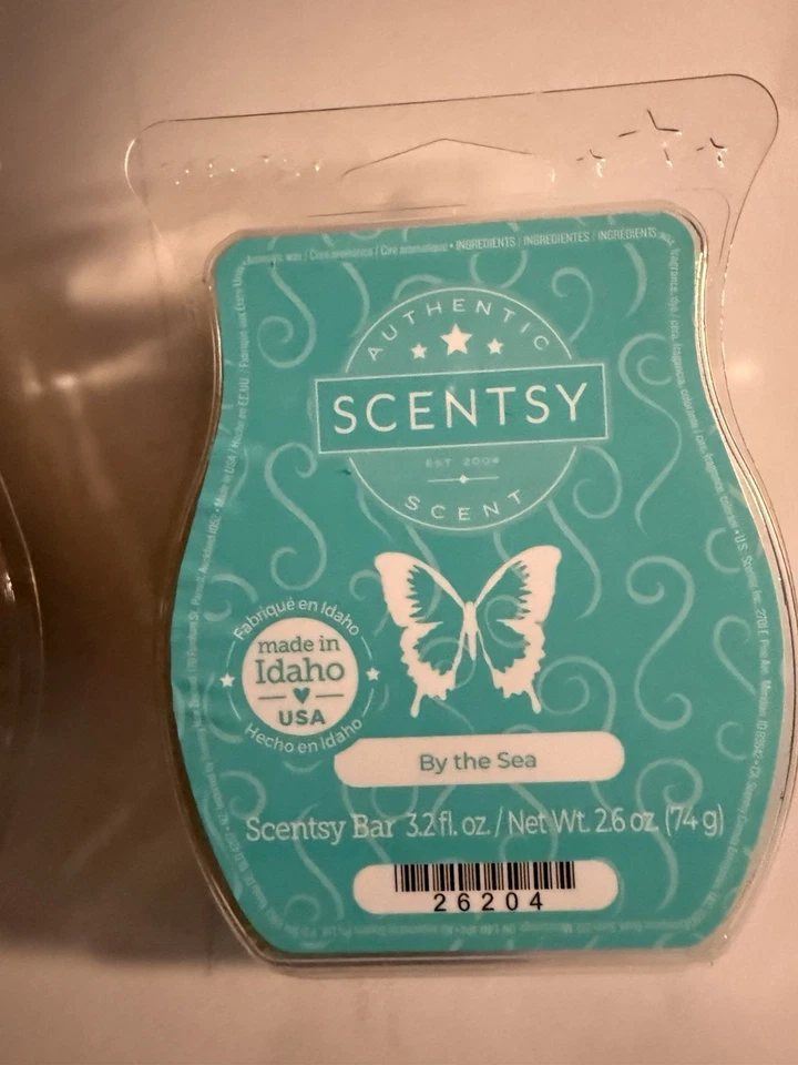 Cera Scentsy Derrete 3 Aromas Aloe Pepino, Campana Plateada y Junto al Mar Foto 4 de 4