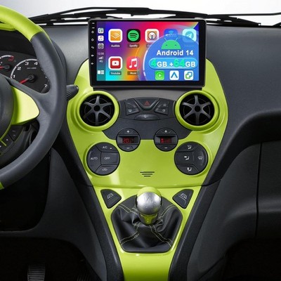 4+64G für Ford Ka 2008-2014 Apple Carplay Android 14 Autoradio GPS WIFI SWC HIFI