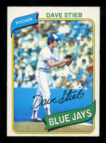 Dave Stieb #42 1980 O Pee Chee card