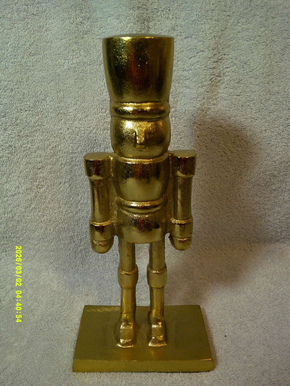 4.75" X 10.5" Gold Color Christmas Nutcracker New No Box Or Tag
Opens in a new window or tab