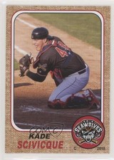 2018 Grandstand Erie SeaWolves Kade Scivicque #43 0g0