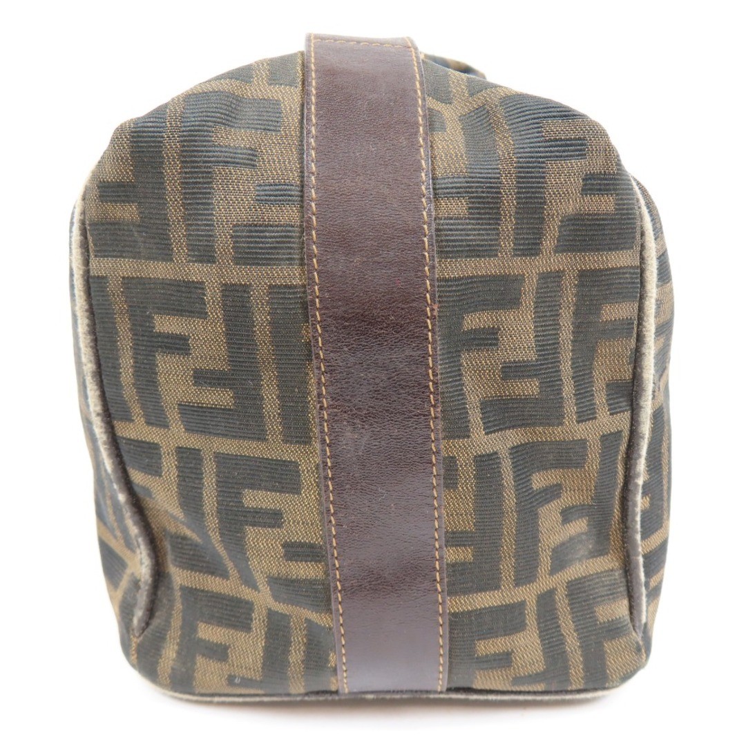 FENDI Zucca Vanity Hand Bag Pouch Brown FF Logo Women's Auth thumbnail 3