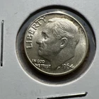 1964-D Roosevelt Dime- 90% Silver- Choice Gem Brilliant Uncirculated Free Ship