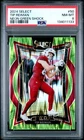 2024 Panini Select Football Neon Green Prizm Shock Tip Reiman #50 PSA 8