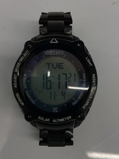 SEIKO Quartz Watch Digital Stainless BLK BLK S822 00B0