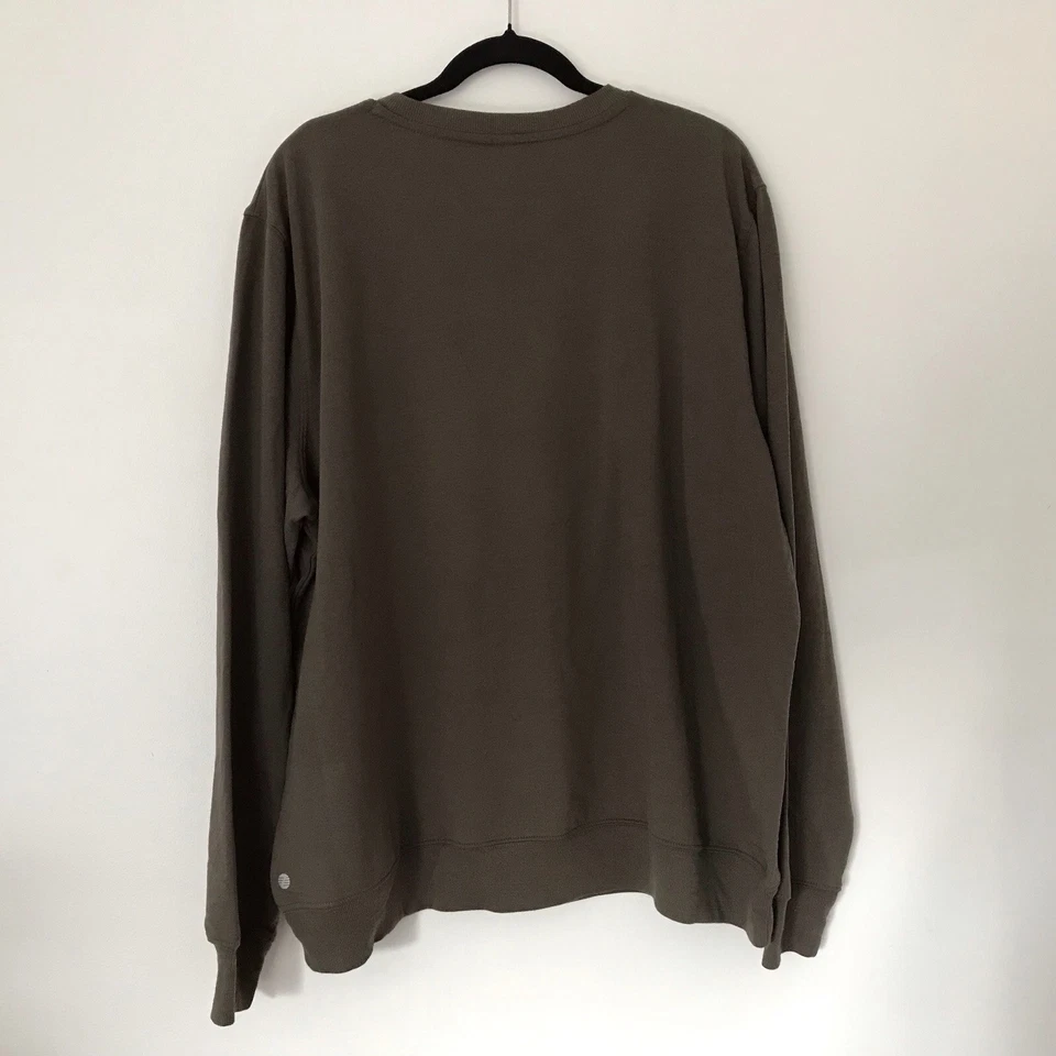 Zella Taupe Exercise Athleisure Top Size 2XL Comfy Cozy Minimalist Loungewear - Image 2 of 4