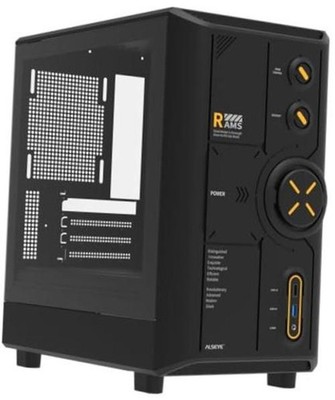 Rams2.0 Mid Tower PC Case Micro-ATX/ITX MATX Tempered Glass Rams 2.0 Black