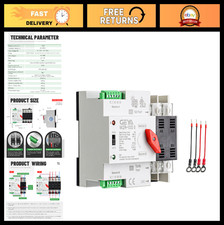 100A Automatic Manual Transfer Switch, Dual P...
