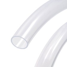 PVC Transparent Hose Vinyl Tubing 1 1/4" ID 1 1/2" OD 6.6ft Flexible Lightwei...