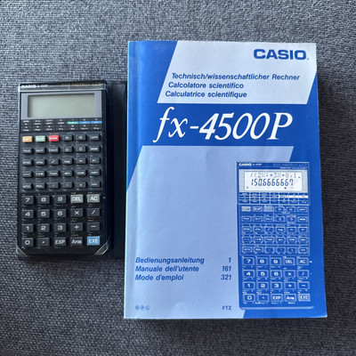 CASIO fx-4500P DOT Matrix LCD Taschenrechner wissenschaftlicher Rechner