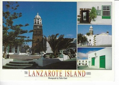 AK LANZAROTE ISLAND, TEGUISE, Detalles y playa de la antigua capital 1999