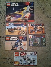 LEGO Star Wars Instruction Manual Lot of 6 Se...