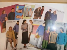 Mens & Womens Tops Classic Elite Yarns Knitting Patterns 9005-49 Lot of 10- MG1