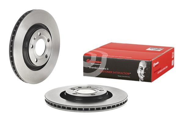 2X Bremsscheibe Prime Line - UV Coated Brembo 09.A814.11 FüR Audi 8E2 B6 B7 8EC-image