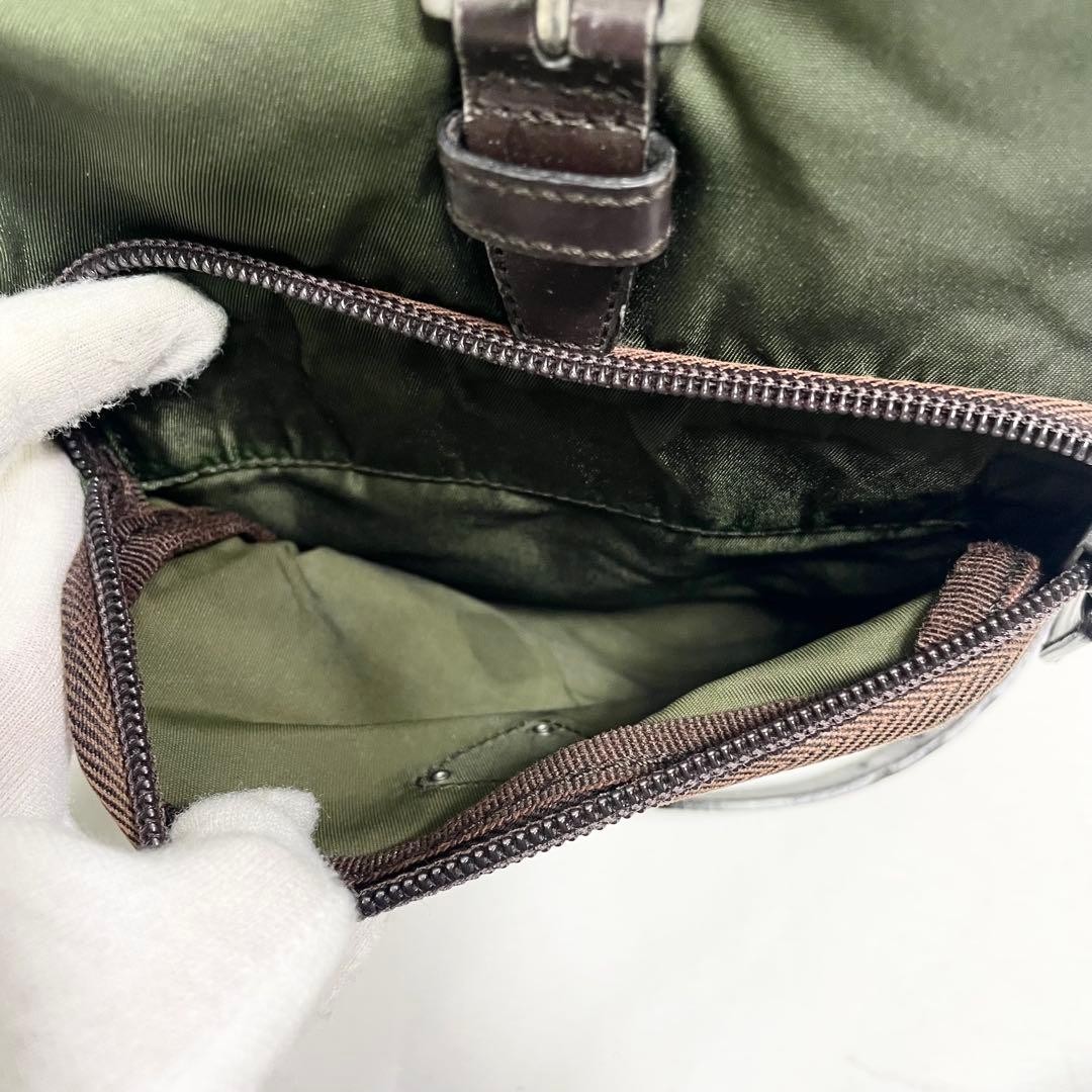 Prada Backpack Triangle Logo Hardware Tessuto Nyl… - image 11