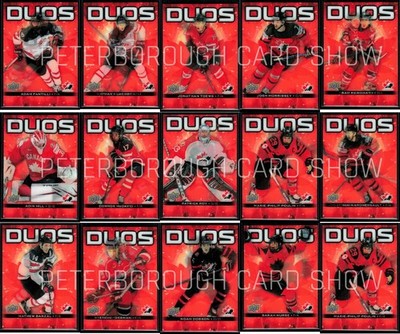 2026 UD TIM HORTONS TEAM  CANADA DUOS HOLO INSERTS - PICK SINGLES - FINISH SET