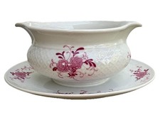 Seltmann Weiden Sauciere Annabell Rosa Blumen Porzellan Bavaria